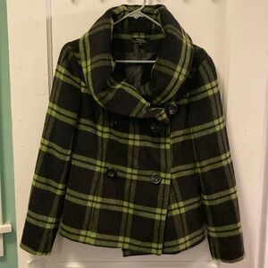 Tribal Plaid Coat